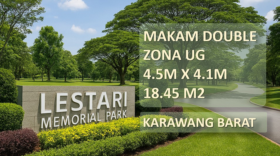 Lesatari Memorial Park Karawang Barat tipe Double UG  18m