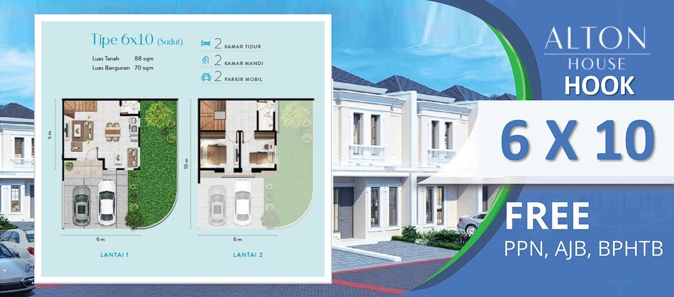 Alton House 6x10 hook