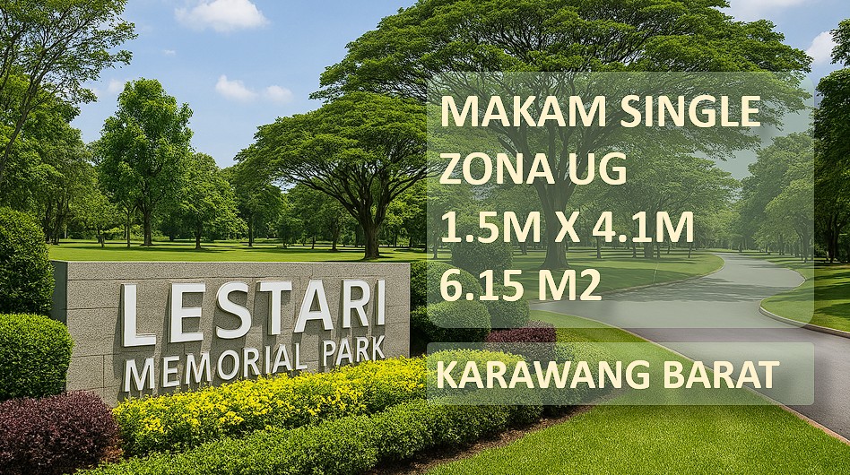 Lesatari Memorial Park Karawang Barat tipe Single UG 6m2